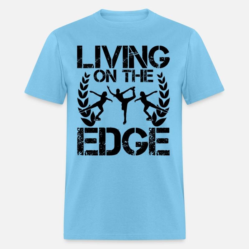 Living On The Edge Funny Ice Skating