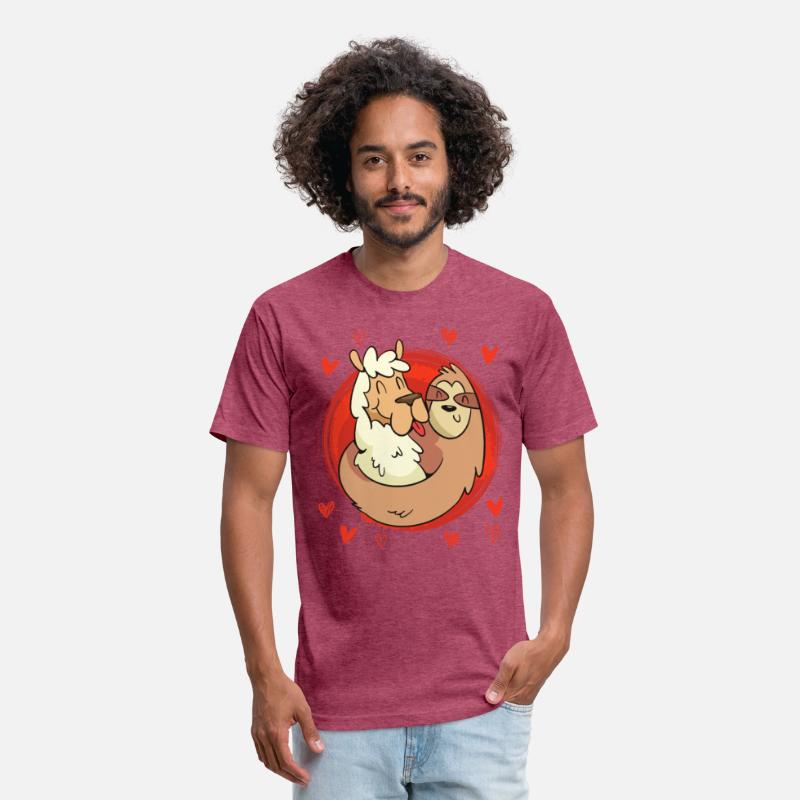 Llama I love my sloth darling love Valentine's Day