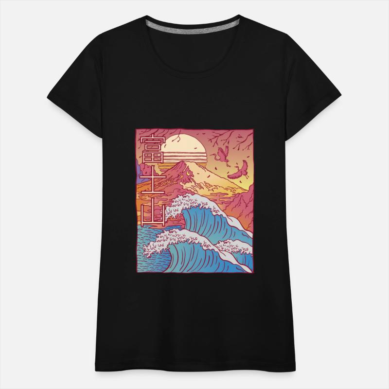 LoFi Vaporwave Kanagawa Wave Fuji Aesthetic Japan