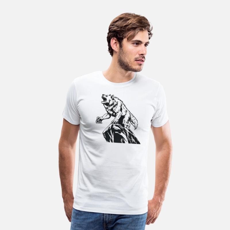 Lone Wolf Vector Art