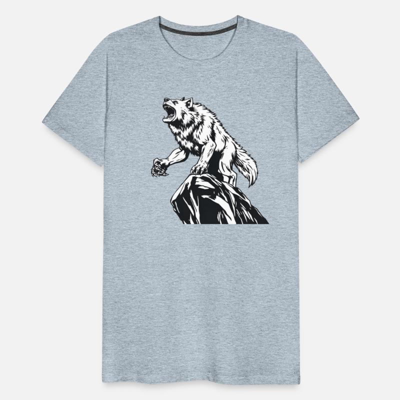 Lone Wolf Vector Art