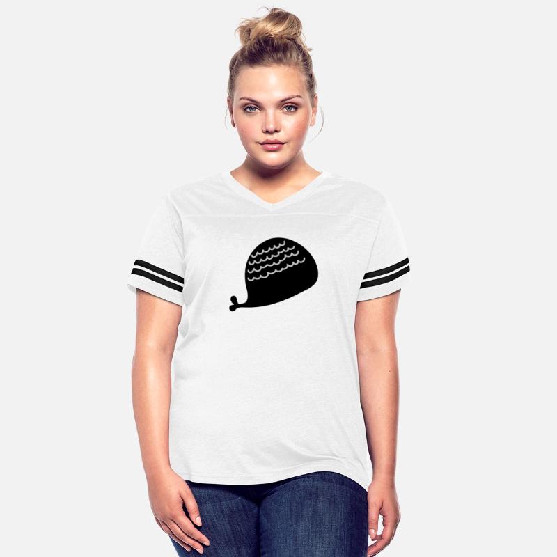 Lonely Black Whale In The Ocean