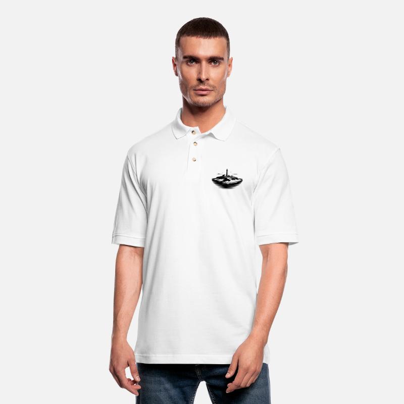 Lonely Island With Lighthouse On The Coast