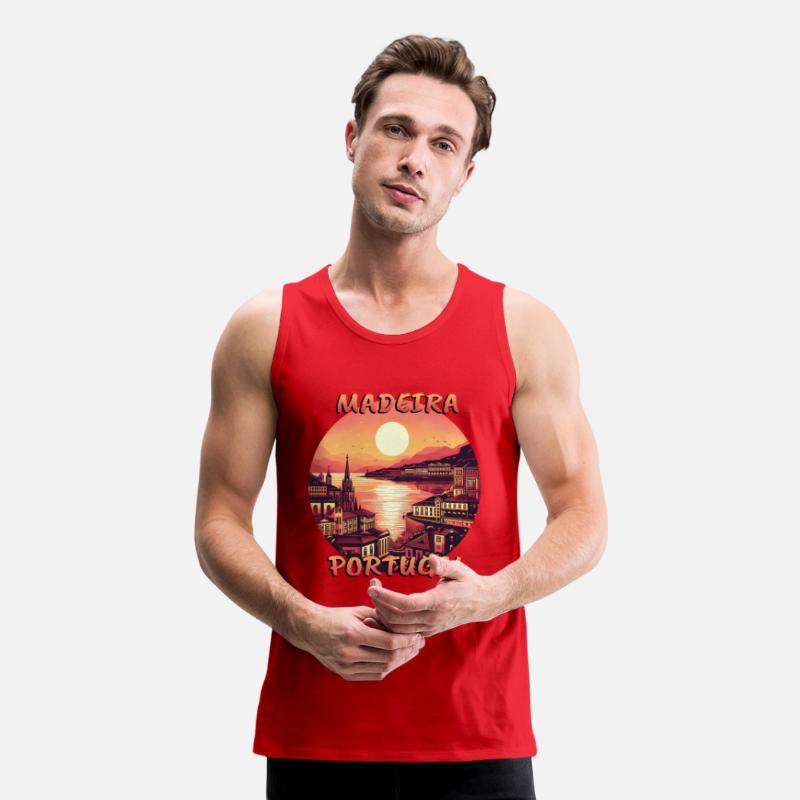 Madeira Portugal City Sunset Circular