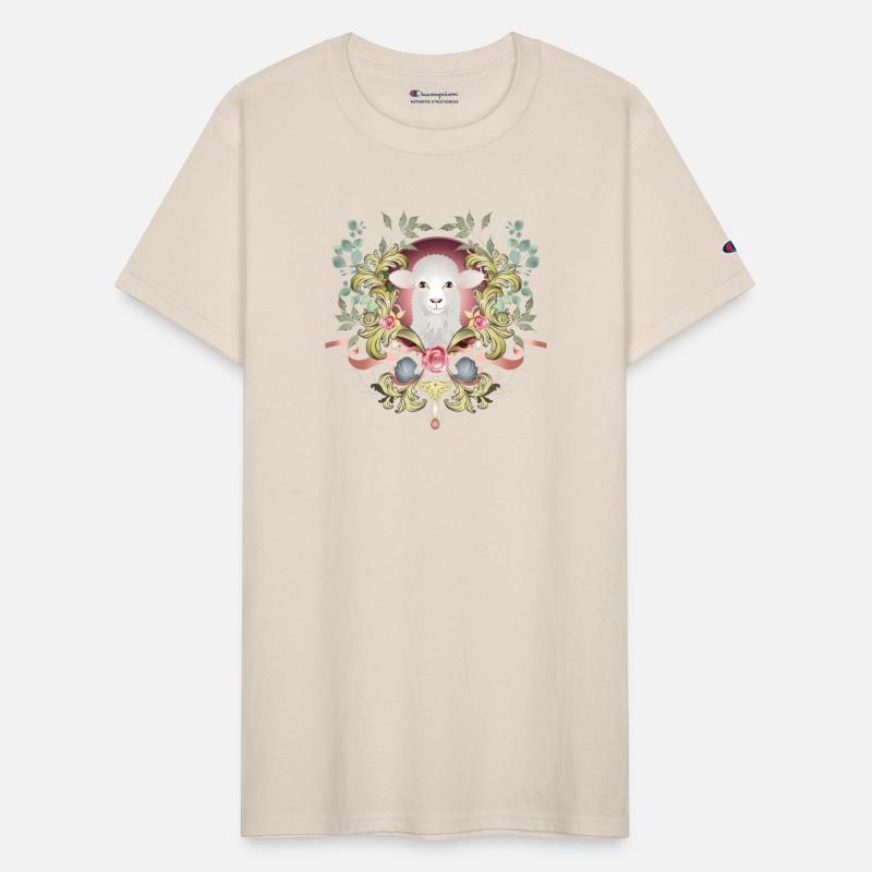 magical Easter lamb in a lavishly decorated frame