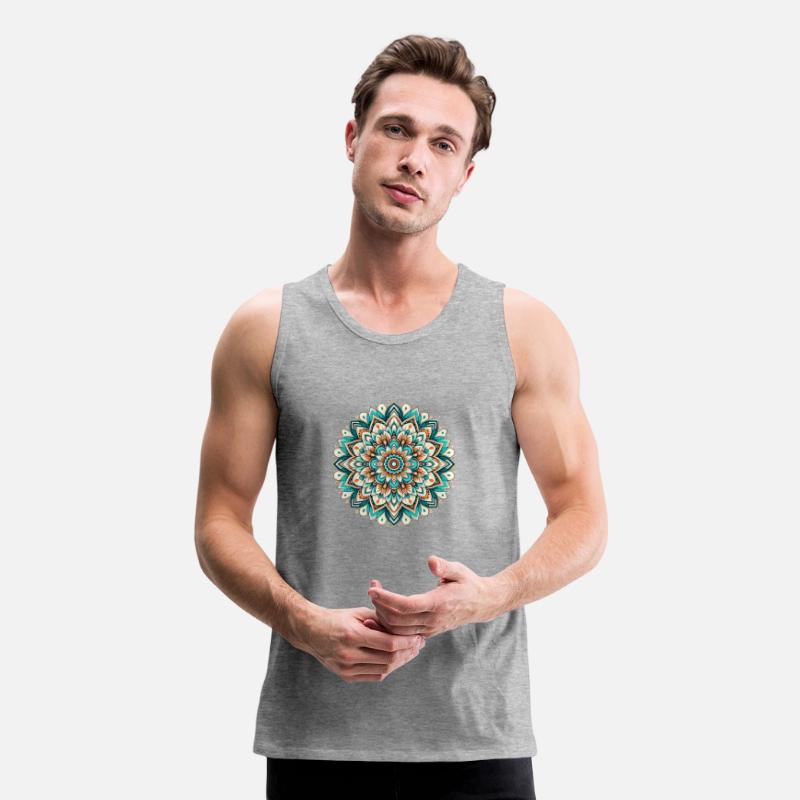 Mandala (Teal, Blue)