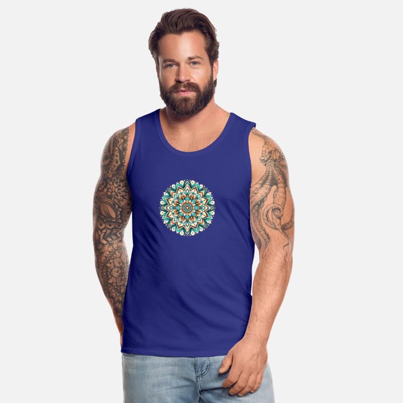 Mandala (Teal, Blue)