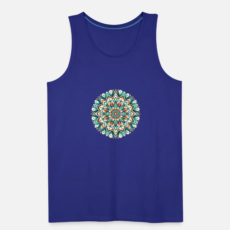 Mandala (Teal, Blue)