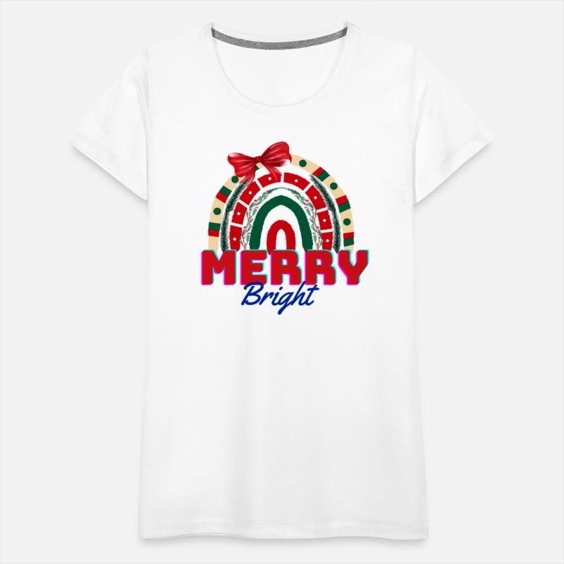 Merry and bright, rainbow art