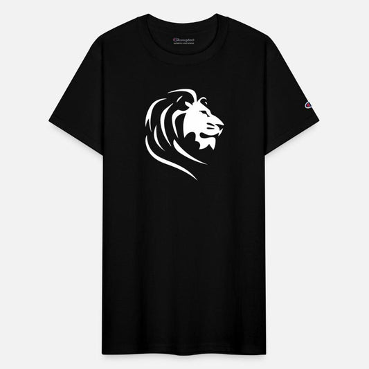 Mighty Lion Head With Mane Tattoo Style