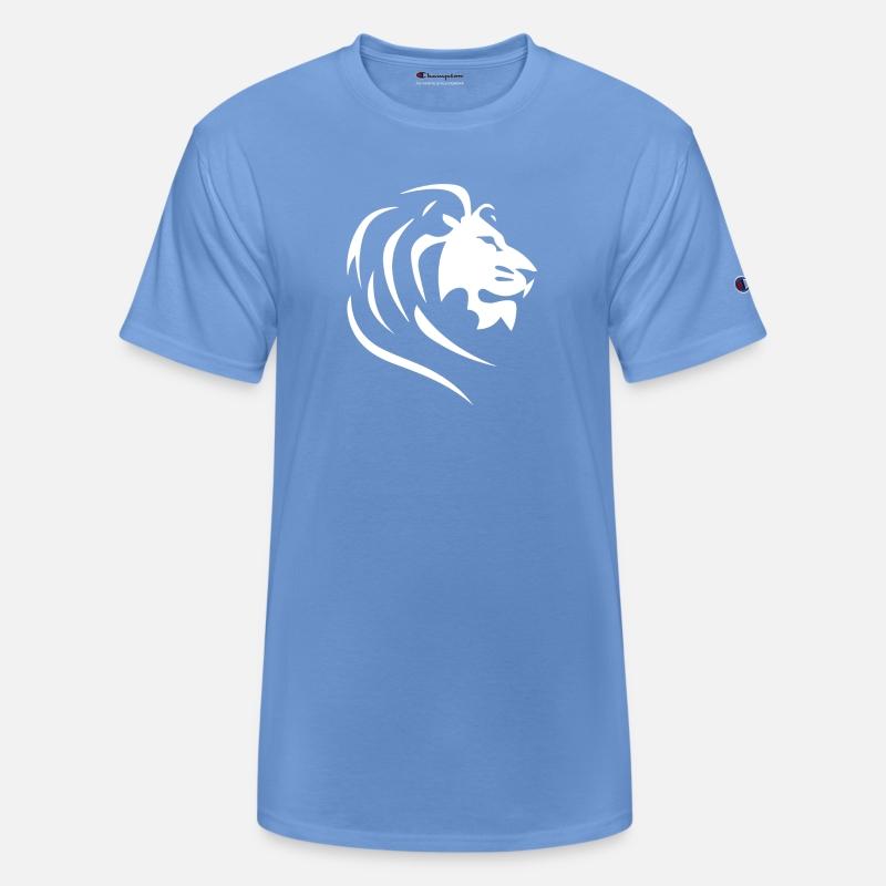 Mighty Lion Head With Mane Tattoo Style