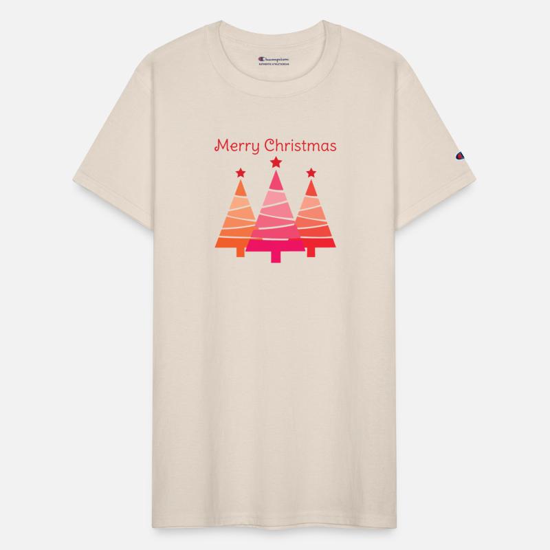 Minimalist Merry Christmas Pines