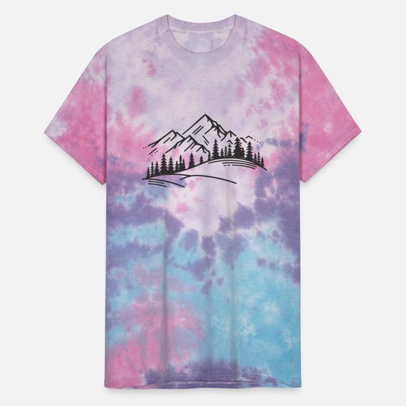 minimalist Mountain View, illustration