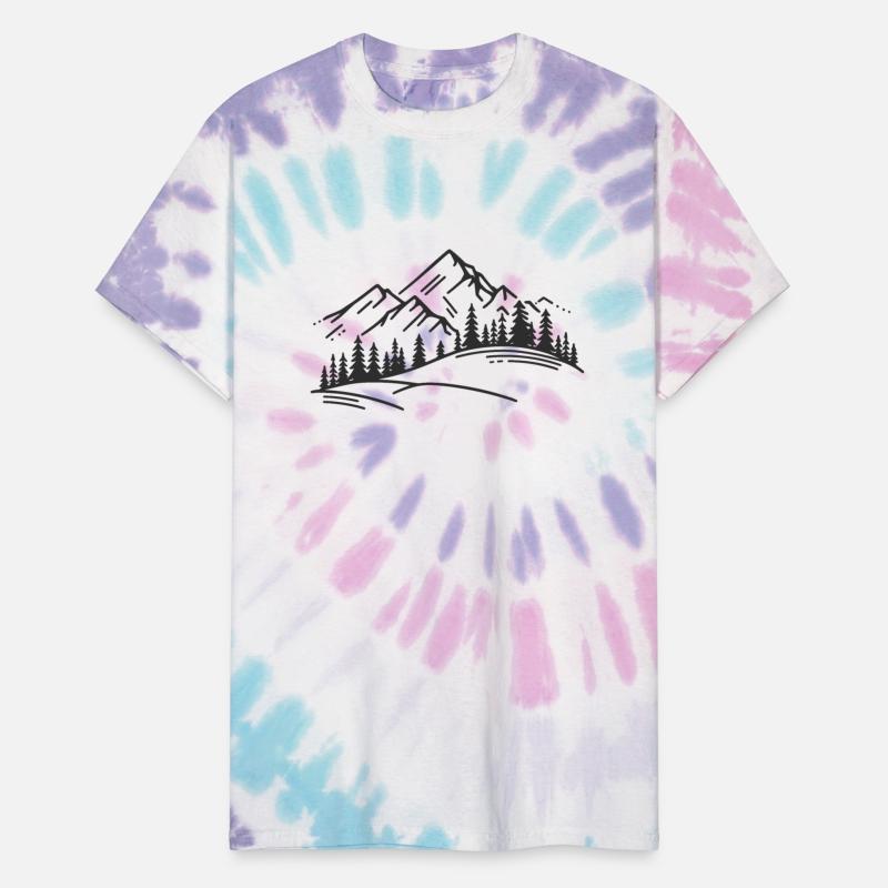 minimalist Mountain View, illustration