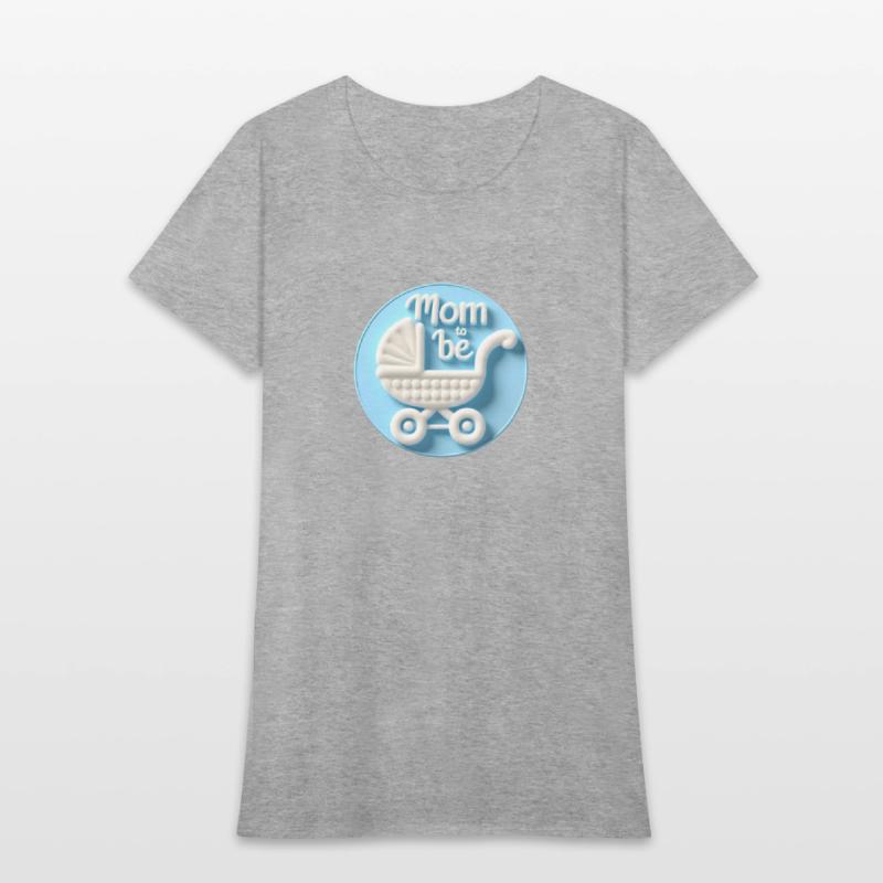 Mom to Be Announcement - Baby Carriage Design