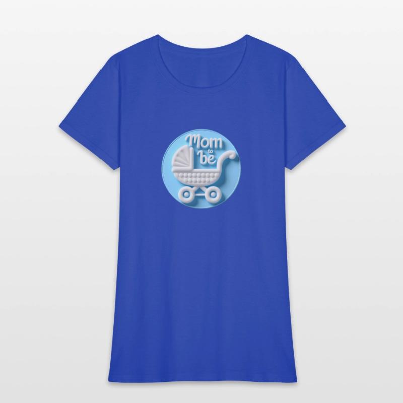 Mom to Be Announcement - Baby Carriage Design