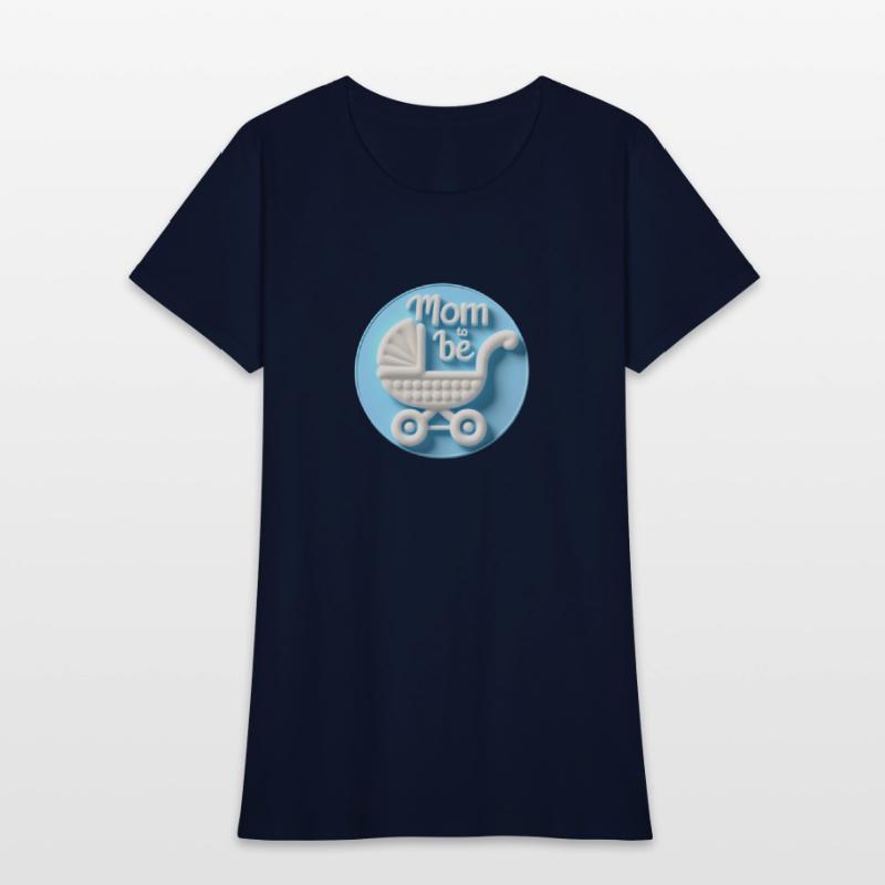 Mom to Be Announcement - Baby Carriage Design