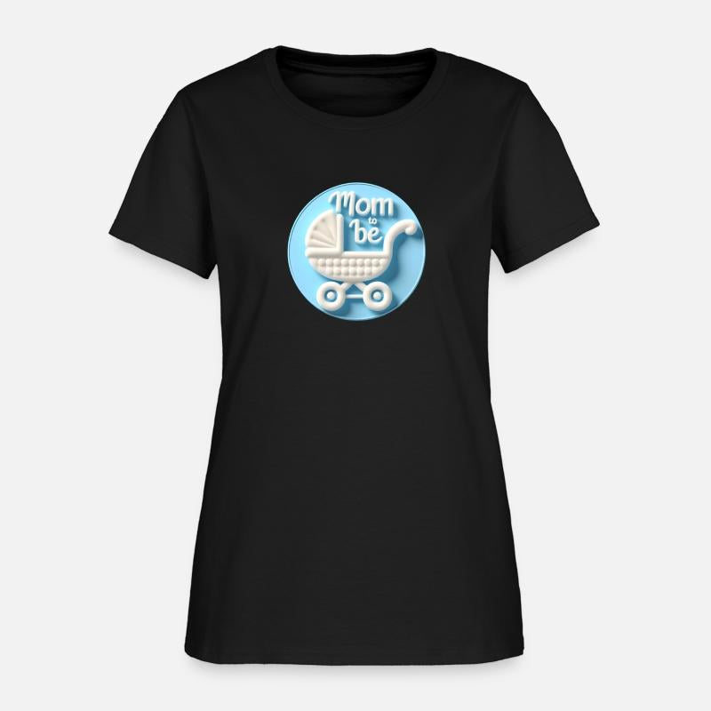 Mom to Be Announcement - Baby Carriage Design