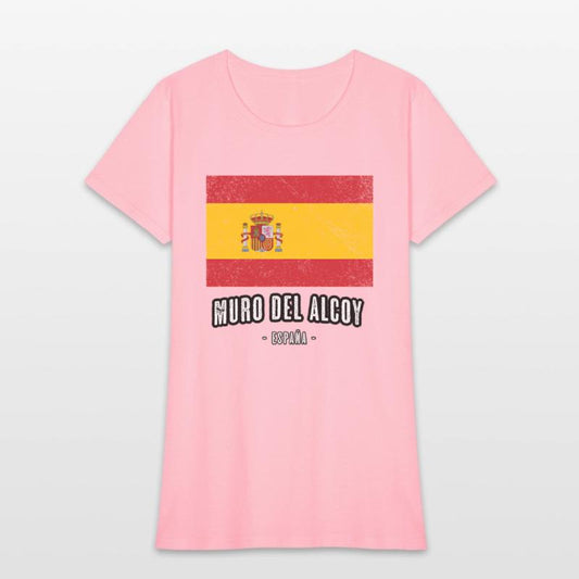 Muro Del Alcoy Spain Es Flag City Bandera Ropa