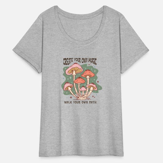MUSHROOM TEE, Popular T Shirt, GOOD Vibes Only