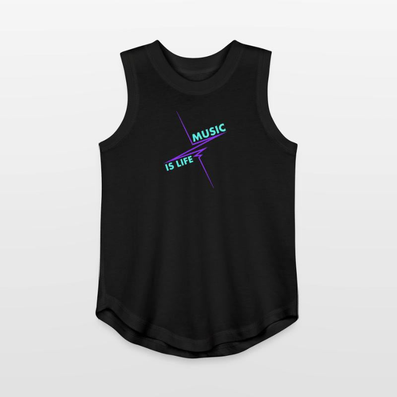 Music is my Life Love Saying Party Pulse Heartbeat