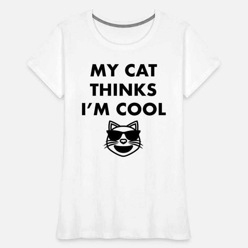 My cat thinks i'm cool