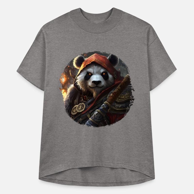 Mystic Panda Warrior in Epic Fantasy Aesthetic