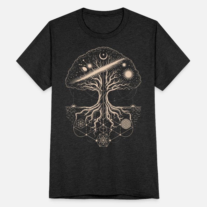 Mystical Tree of Life Geometry Art