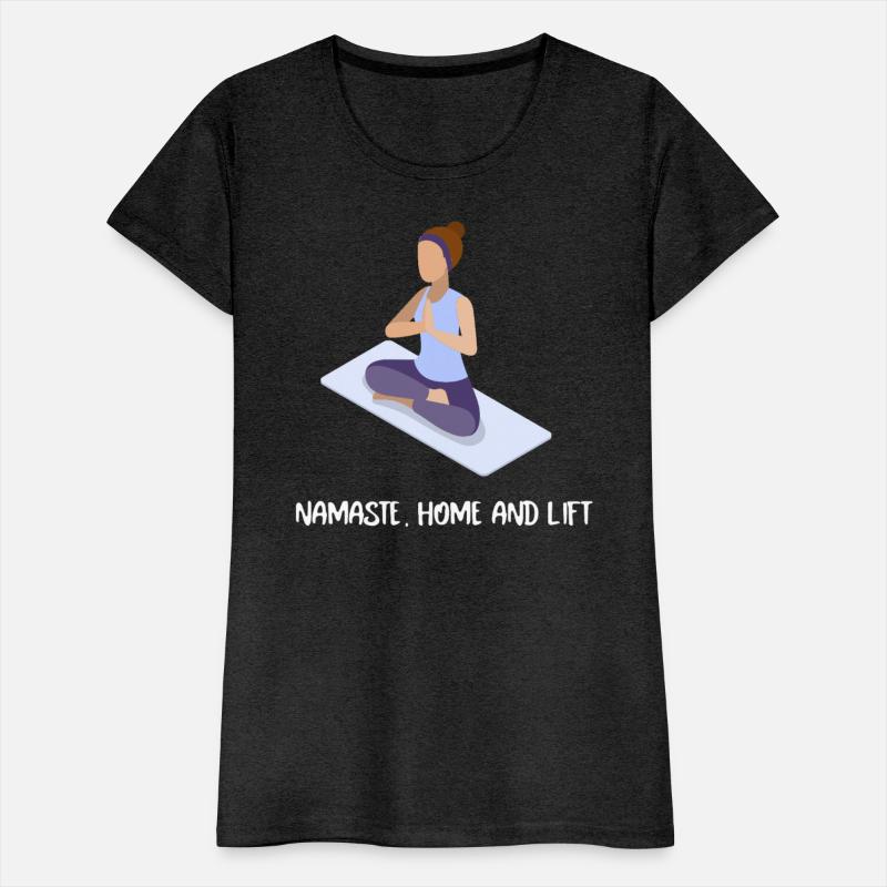 Namaste, home and lift - yoga