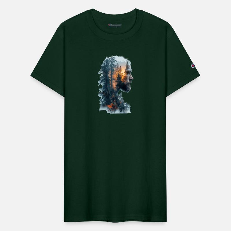 Nature Silhouette Forest Man Fire