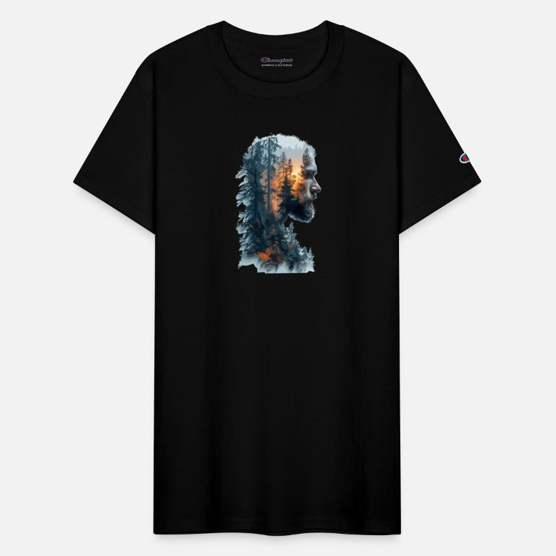 Nature Silhouette Forest Man Fire