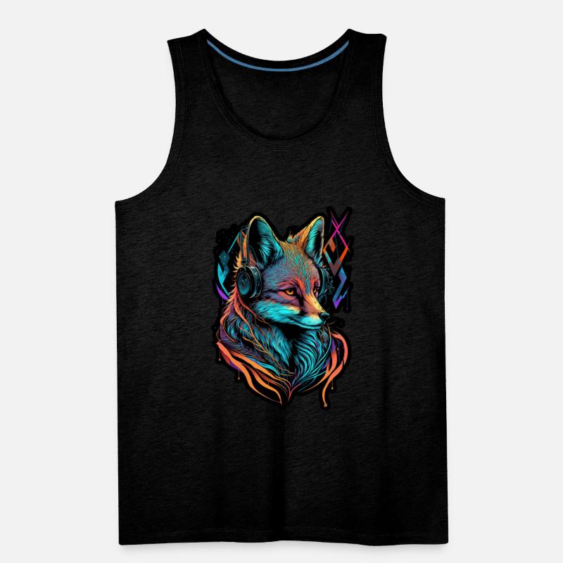Neon Fuchs 80er Festival Nerd Hipster Fox Musik