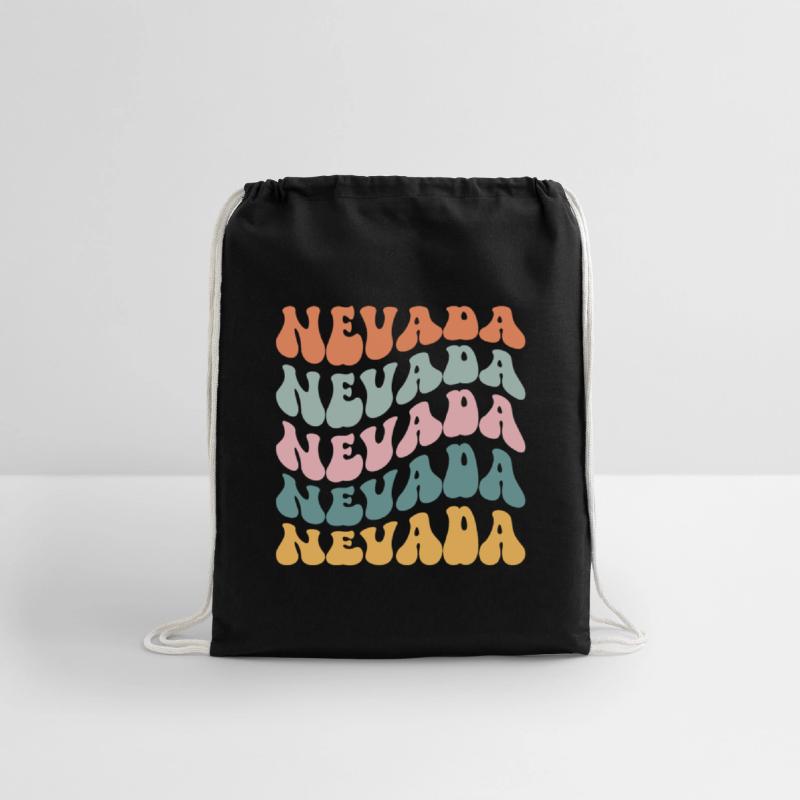 Nevada State Nevadan Pride Groovy Retro Vintage