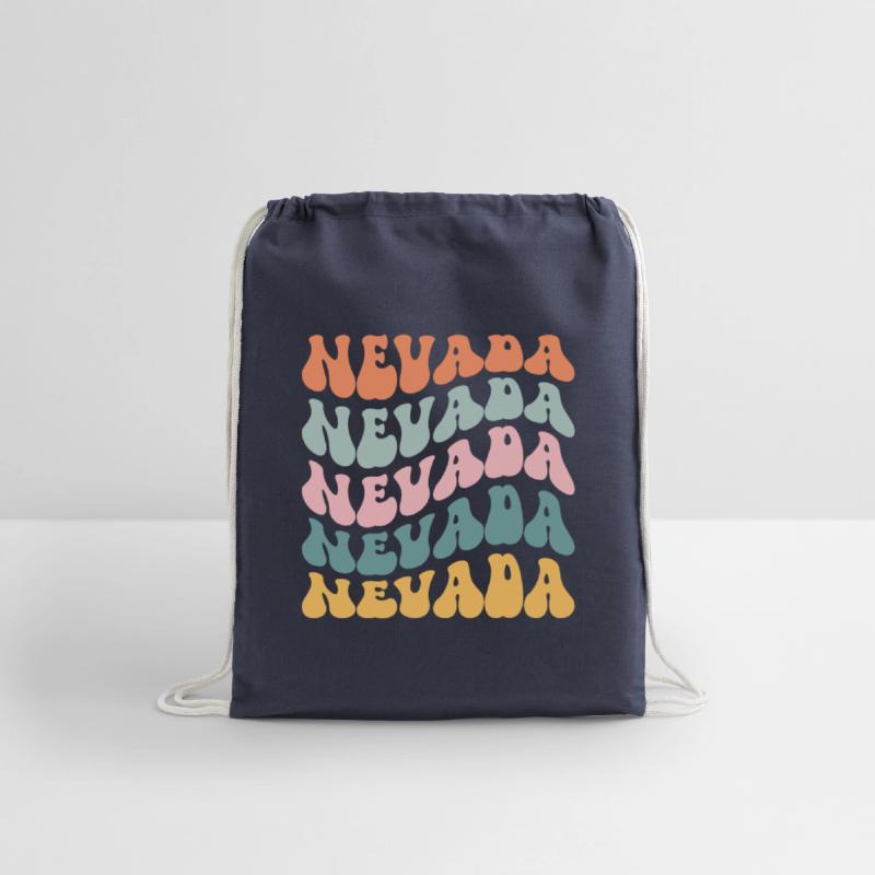 Nevada State Nevadan Pride Groovy Retro Vintage