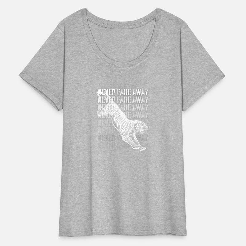 Never Fade Away Leaping Tiger Motivational