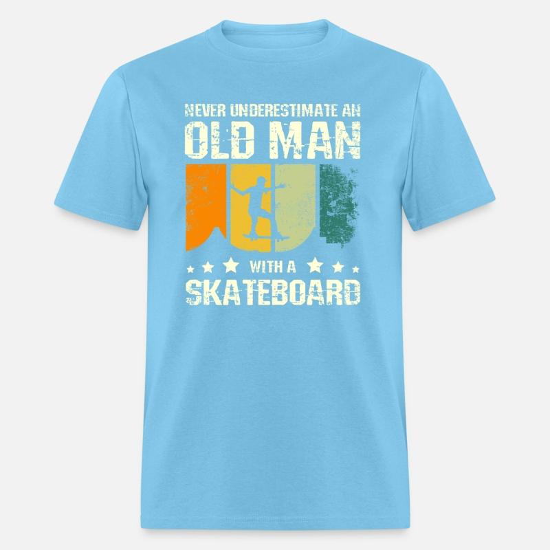 Never underestimate an old man with a skateboard