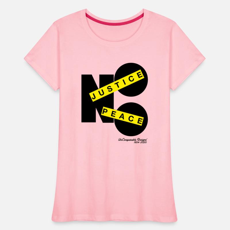 No Justice No Peace (black and yellow)