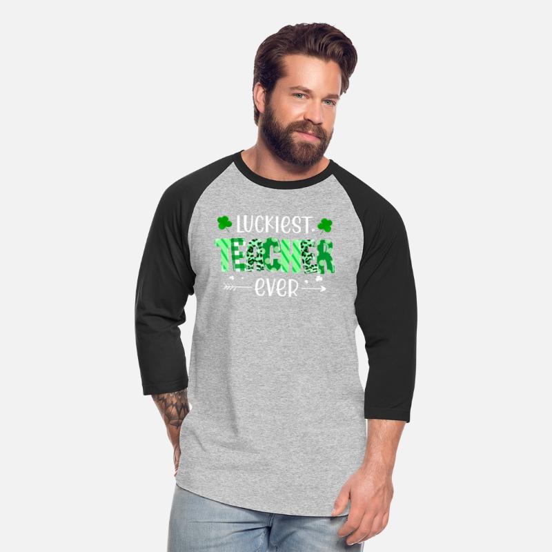 One Lucky Teacher St Patricks Day Leopard Pattern