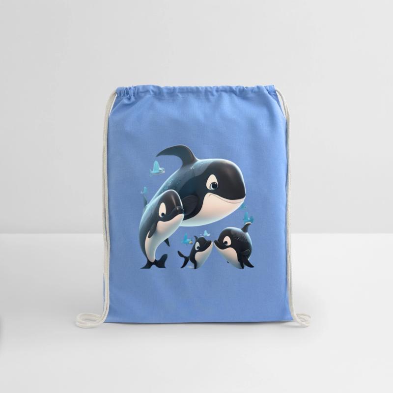 Orcas Whale Sea Under Water Orcas Fish