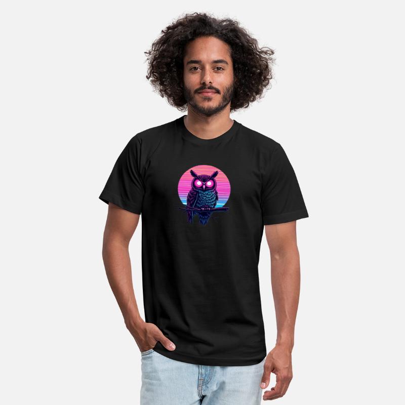 Owl Vaporwave Retro Trend Cool
