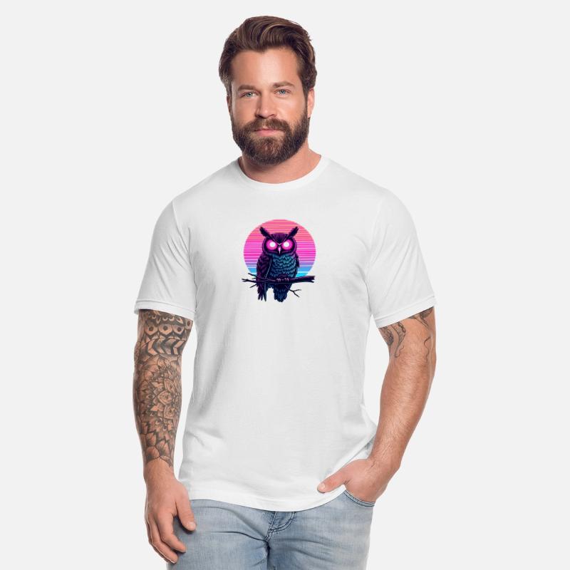 Owl Vaporwave Retro Trend Cool