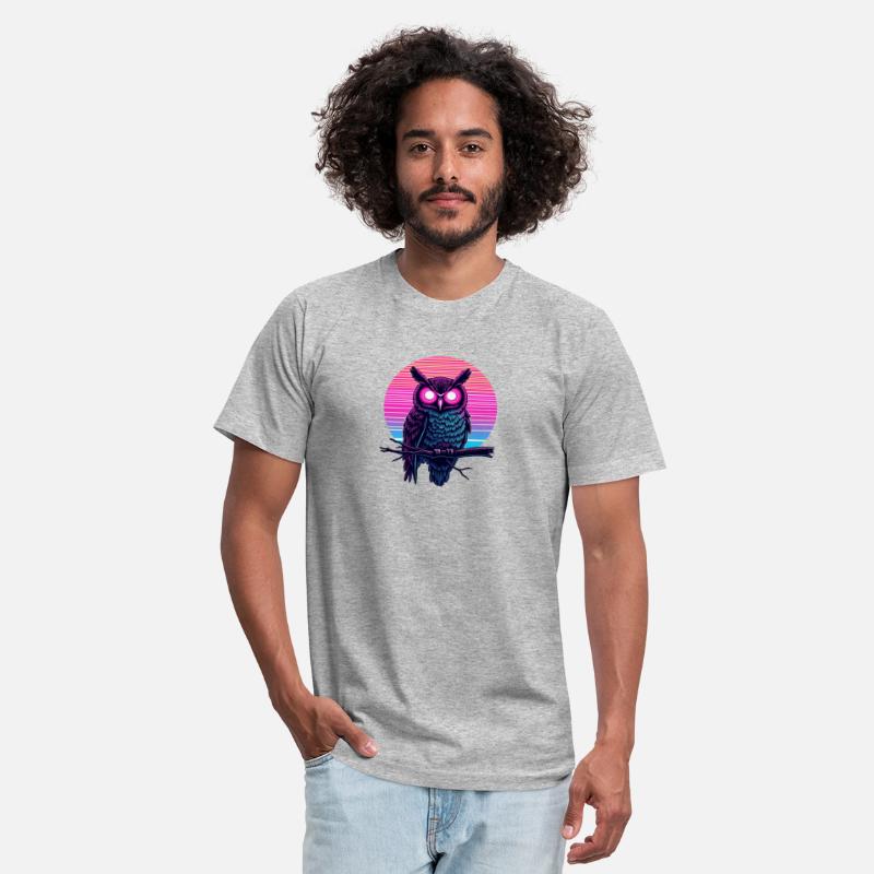Owl Vaporwave Retro Trend Cool
