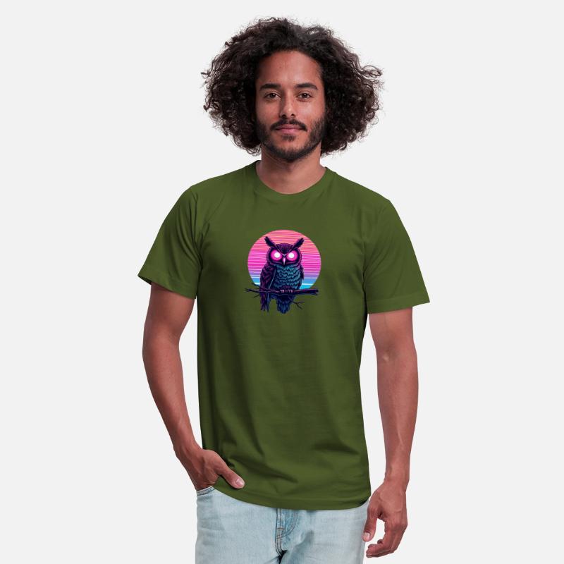 Owl Vaporwave Retro Trend Cool