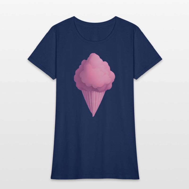 Pink Cotton Candy Treat Watercolor