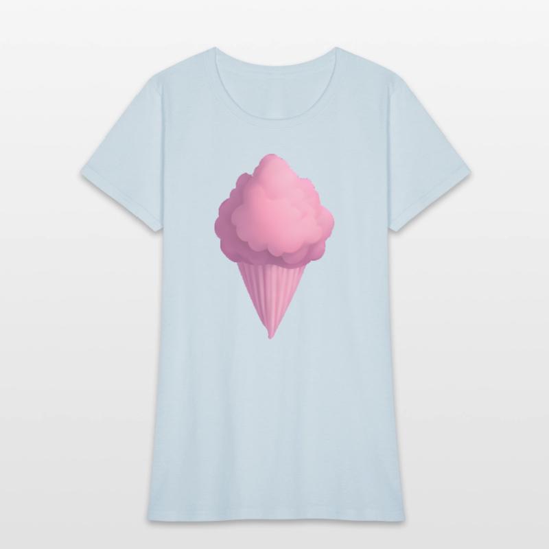Pink Cotton Candy Treat Watercolor