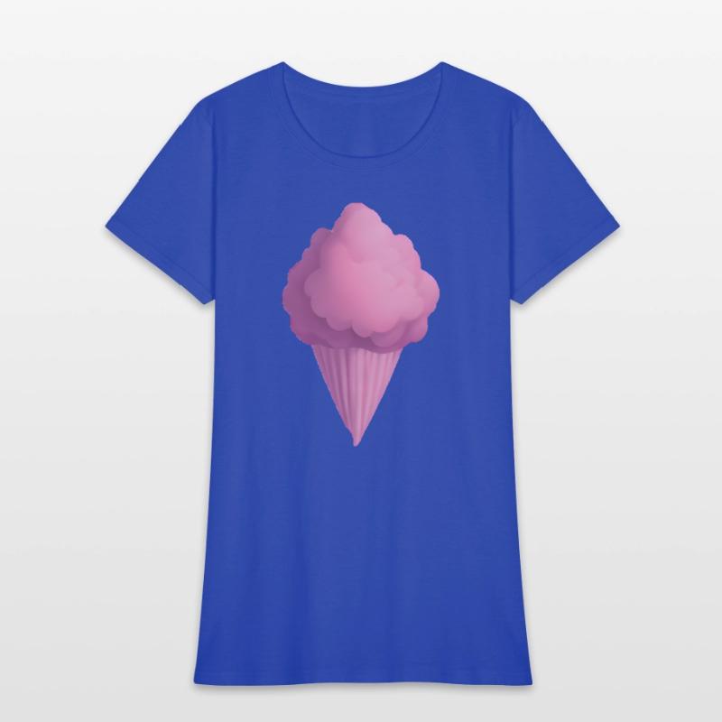 Pink Cotton Candy Treat Watercolor