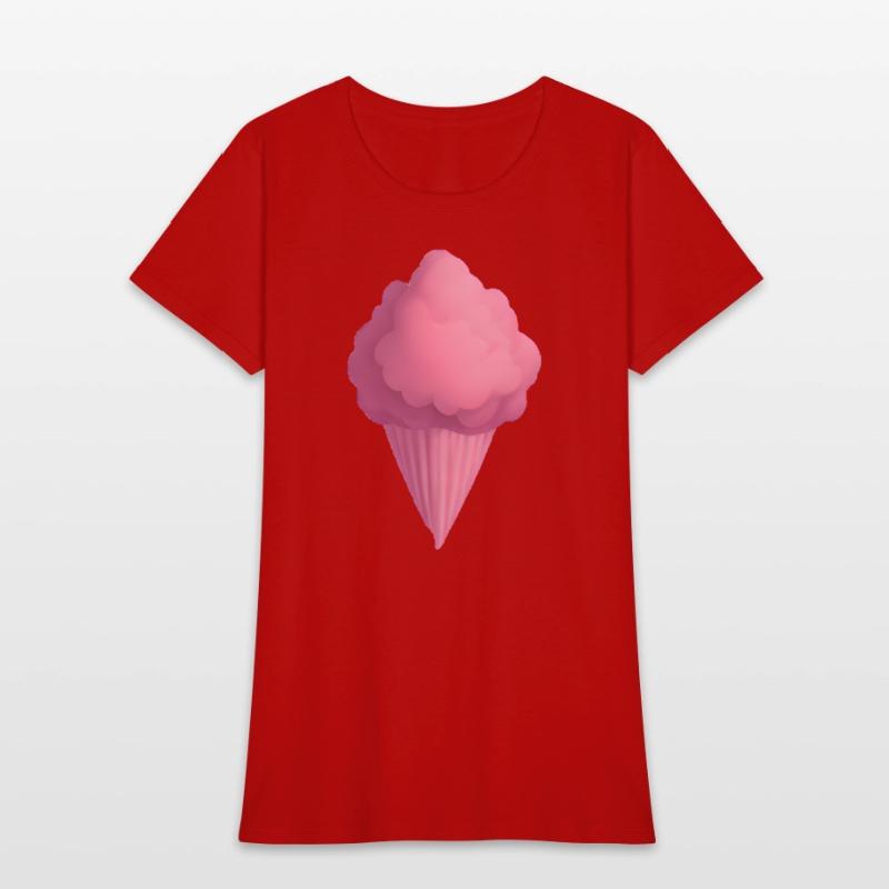 Pink Cotton Candy Treat Watercolor