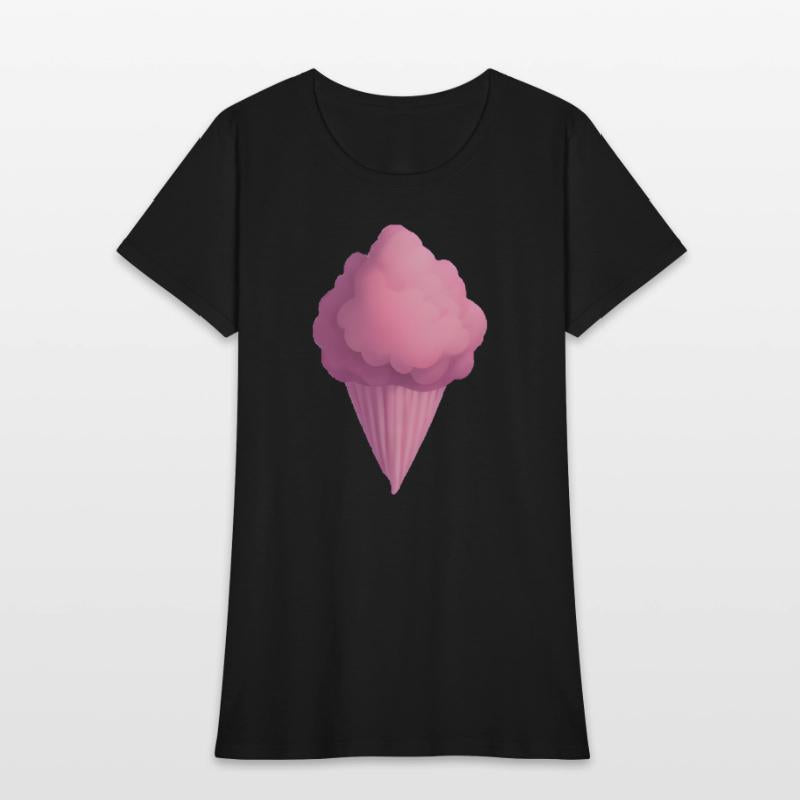 Pink Cotton Candy Treat Watercolor