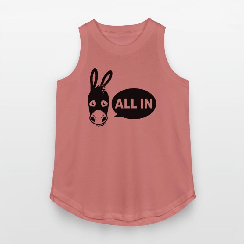 Poker donkey - all in