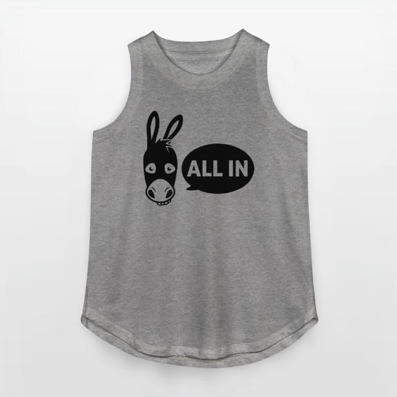 Poker donkey - all in